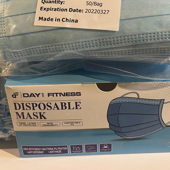 Other - Disposable Masks, 3 Ply Face Mask, non-sterile, 50 per pack, New, Never Opened